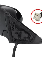 Spec-D Glossy Black 3-Pin Side Mirror - Driver Side Toyota Camry 2012-2014                                     - RMV-CAM12P3-B-MP-L - Image 9