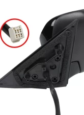 Spec-D Glossy Black 3-Pin Side Mirror - Passenger Side Toyota Camry 2012-2014                                     - RMV-CAM12P3-B-MP-R - Image 9