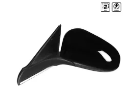 Spec-D Glossy Black 5-Pin Side Mirror - Driver Side Toyota Camry 2015-2018