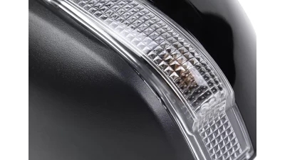 Spec-D Glossy Black 9-Pin Power Adjustable, Auto-Fold, & Heated Side Mirror w/ LED Turn Signal Light - Driver Side Only Toyota Corolla 2014-2018                                     - RMV-COR14AT9-B-MP-L - Image 4