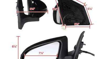 Spec-D Glossy Black 9-Pin Power Adjustable, Auto-Fold, & Heated Side Mirror w/ LED Turn Signal Light - Driver Side Only Toyota Corolla 2014-2018                                     - RMV-COR14AT9-B-MP-L - Image 8