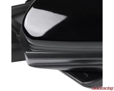 Spec-D Glossy Black 5-Pin Side Mirror - Driver Side Honda Civic 2016-2018 - RMV-CV16HP5-B-MP-L