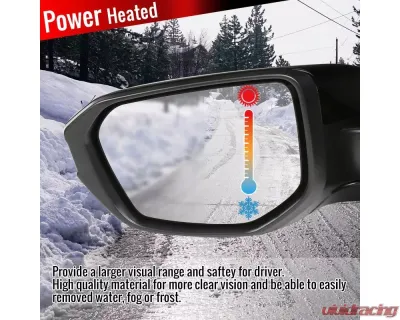 Spec-D Glossy Black 5-Pin Side Mirror - Driver Side Honda Civic 2016-2018 - RMV-CV16HP5-B-MP-L