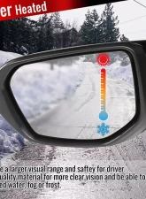 Spec-D Glossy Black 5-Pin Side Mirror - Passenger Side Honda Civic 2016-2018                                     - RMV-CV16HP5-B-MP-R - Image 6