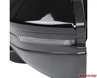 Spec-D Glossy Black 7-Pin Side Mirror w/ LED Turn Signal Light - Driver Side Honda Civic 2016-2018 - RMV-CV16HP7-B-MP-L