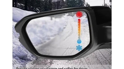 Spec-D Glossy Black 7-Pin Power Adjustable & Heated Side Mirror w/ LED Turn Signal Light - Passenger Side Only Honda Civic 2016-2018                                     - RMV-CV16HP7-B-MP-R - Image 6