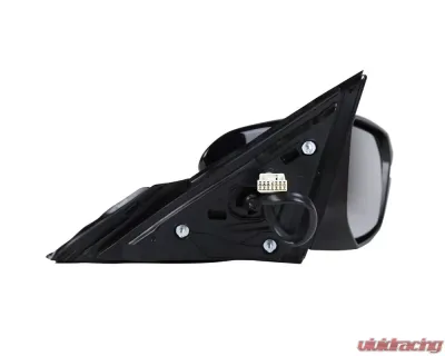 Spec-D Glossy Black 7-Pin Side Mirror w/ LED Turn Signal Light - Passenger Side Honda Civic 2016-2018 - RMV-CV16HP7-B-MP-R
