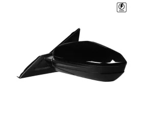 Spec-D Glossy Black 3-Pin Side Mirror - Driver Side Honda Civic 2016-2018