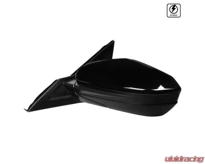 Spec-D Glossy Black 3-Pin Side Mirror - Driver Side Honda Civic 2016-2018 - RMV-CV16P3-B-MP-L