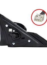 Spec-D Glossy Black 3-Pin Side Mirror - Driver Side Honda Civic 2016-2018                                     - RMV-CV16P3-B-MP-L - Image 9