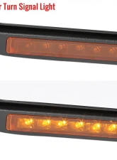 Spec-D Black Side Mirror w/ LED Amber Turn Signal & Puddle Light - Driver Side Ford F-150 2007-2014                                     - RMV-F15007HP-FS-L - Image 4