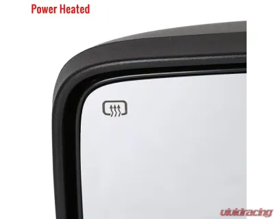 Spec-D Black Side Mirror w/ LED Amber Turn Signal & Puddle Light - Driver Side Ford F-150 2007-2014 - RMV-F15007HP-FS-L