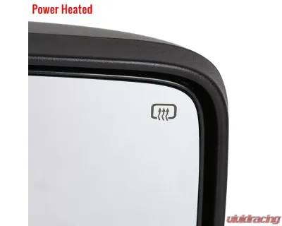 Spec-D Black Side Mirror w/ LED Amber Turn Signal & Puddle Light - Passenger Side Ford F-150 2007-2014 - RMV-F15007HP-FS-R