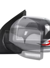 Spec-D Chrome Side Mirror w/ LED Turn Signal Light - Driver Side Ford F-150 2015-2018                                     - RMV-F15015CHP-FS-L - Image 7