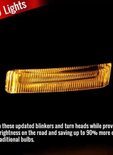 Spec-D Black Side Mirror w/ LED Turn Signal Light - Driver Side Ford F-150 2015-2018                                     - RMV-F15015HP-FS-L - Image 2