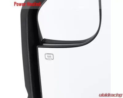 Spec-D Black Side Mirror w/ LED Turn Signal Light - Driver Side Ford F-150 2015-2018 - RMV-F15015HP-FS-L
