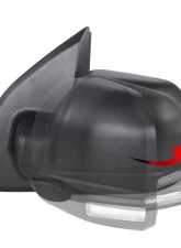 Spec-D Black Side Mirror w/ LED Turn Signal Light - Driver Side Ford F-150 2015-2018                                     - RMV-F15015HP-FS-L - Image 7