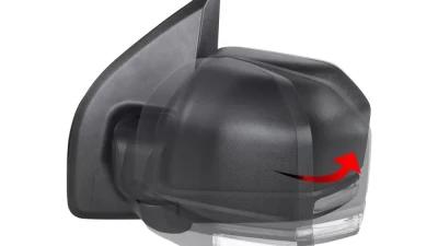 Spec-D Black Power Adjustable & Heated Side Mirror w/ LED Turn Signal Light - Driver Side Only Ford F-150 2015-2020                                     - RMV-F15015HP-FS-L - Image 7
