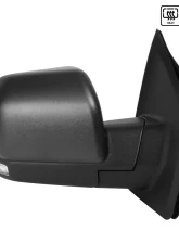 Spec-D Black Side Mirror w/ LED Turn Signal Light - Passenger Side Ford F-150 2015-2018                                     - RMV-F15015HP-FS-R - Image 10