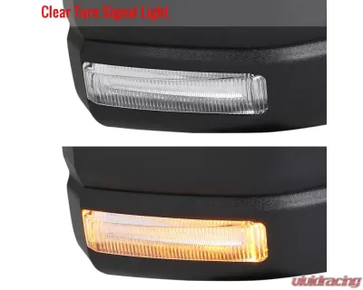 Spec-D Black Side Mirror w/ LED Turn Signal Light - Passenger Side Ford F-150 2015-2018 - RMV-F15015HP-FS-R