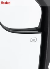 Spec-D Black Side Mirror w/ LED Turn Signal Light - Passenger Side Ford F-150 2015-2018                                     - RMV-F15015HP-FS-R - Image 5