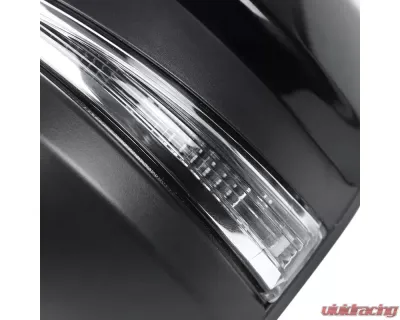 Spec-D Glossy Black 5-Pin Side Mirror w/ LED Turn Signal Light - Driver Side Toyota Highlander 2014-2016 - RMV-HLDR14HP5-B-MP-L