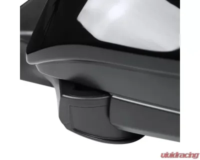 Spec-D Glossy Black 5-Pin Side Mirror w/ LED Turn Signal Light - Driver Side Toyota Highlander 2014-2016 - RMV-HLDR14HP5-B-MP-L