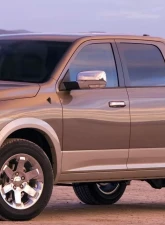 Spec-D Chrome Side Mirror w/ LED Turn Signal & Puddle Light - Driver Side Dodge RAM 2009-2012                                     - RMV-RAM09CHP-FS-L - Image 9