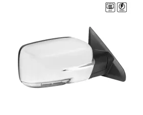 Spec-D Chrome Side Mirror w/ LED Turn Signal & Puddle Light - Passenger Side Dodge RAM 2009-2012
