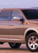Spec-D Chrome Side Mirror w/ LED Turn Signal & Puddle Light - Passenger Side Dodge RAM 2009-2012                                     - RMV-RAM09CHP-FS-R - Image 9