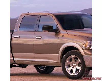Spec-D Black Side Mirror w/ LED Turn Signal & Puddle Light - Passenger Side Dodge RAM 2009-2012 - RMV-RAM09HP-FS-R
