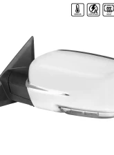 Spec-D Chrome Side Mirror w/ LED Turn Signal & Puddle Light - Driver Side Dodge RAM 2013-2019                                     - RMV-RAM13CHP-AT-FS-L - Image 10