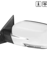 Spec-D Chrome Side Mirror w/ LED Turn Signal & Puddle Light - Driver Side Dodge RAM 2013-2019                                     - RMV-RAM13CHP-FS-L - Image 10