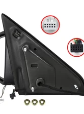 Spec-D Black Side Mirror w/ LED Turn Signal & Puddle Light - Driver Side Dodge RAM 2013-2019                                     - RMV-RAM13HP-AT-FS-L - Image 7
