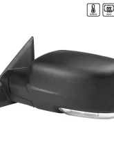 Spec-D Black Side Mirror w/ LED Turn Signal & Puddle Light - Driver Side Dodge RAM 2013-2019                                     - RMV-RAM13HP-FS-L - Image 10