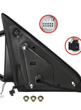 Spec-D Black Side Mirror w/ LED Turn Signal & Puddle Light - Driver Side Dodge RAM 2013-2019                                     - RMV-RAM13HP-FS-L - Image 7