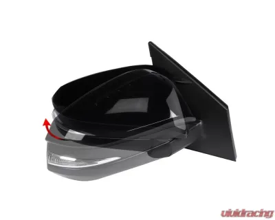 Spec-D Glossy Black 7-Pin Side Mirror w/ LED Turn Signal Light - Passenger Side Toyota RAV4 2013-2015 - RMV-RAV413HP7-B-MP-R
