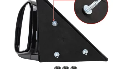 Spec-D Glossy Black Manual Adjustment Side Mirror Chevrolet | GMC | Isuzu | Oldsmobile 1994-1998                                     - RMV-S1094-M-FS - Image 7