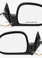 Spec-D Glossy Black Power Passenger Side Mirror Chevrolet | GMC 1994-1998                                     - RMV-S1094-P-FS-R - Image 3