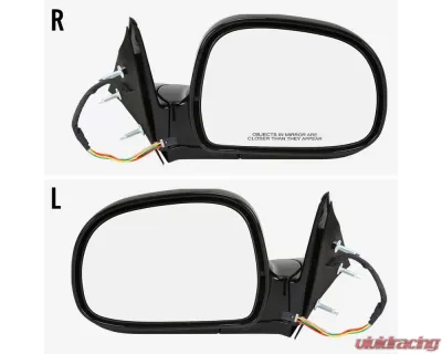 Spec-D Glossy Black Power Passenger Side Mirror Chevrolet | GMC 1994-1998 - RMV-S1094-P-FS-R