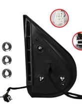 Spec-D Glossy Black Side Mirror w/ LED Arrow Signal - Driver Side Chevrolet | GMC 2007-2014                                     - RMV-SIV07AHP-FS-L - Image 7