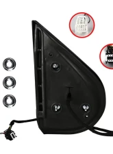 Spec-D Chrome Side Mirror w/ LED Turn Arrow Signal & Puddle Light - Driver Side Chevrolet | GMC 2007-2013                                     - RMV-SIV07CHP-FS-L - Image 7