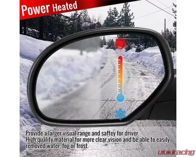 Spec-D Chrome Side Mirror w/ LED Turn Arrow Signal & Puddle Light - Driver Side Chevrolet | GMC 2007-2013 - RMV-SIV07CHP-FS-L