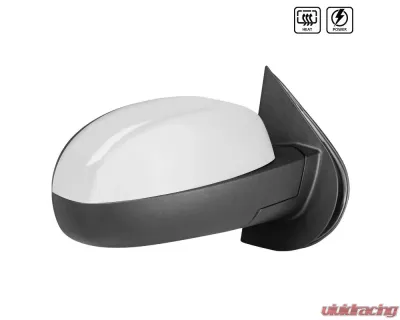 Spec-D Chrome Side Mirror w/ LED Turn Arrow Signal & Puddle Light - Passenger Side Chevrolet | GMC 2007-2013 - RMV-SIV07CHP-FS-R