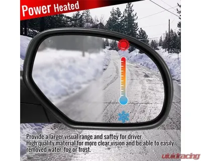 Spec-D Chrome Side Mirror w/ LED Turn Arrow Signal & Puddle Light - Passenger Side Chevrolet | GMC 2007-2013 - RMV-SIV07CHP-FS-R