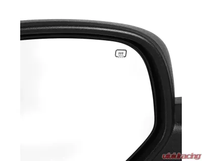Spec-D Matte Black Side Mirror w/ LED Turn Arrow Signal & Puddle Light - Driver Side Chevrolet | GMC 2007-2013 - RMV-SIV07HP-FS-L