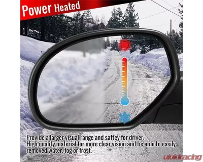 Spec-D Matte Black Side Mirror w/ LED Turn Arrow Signal & Puddle Light - Driver Side Chevrolet | GMC 2007-2013 - RMV-SIV07HP-FS-L