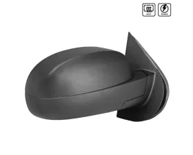 Spec-D Matte Black Side Mirror w/ LED Turn Arrow Signal & Puddle Light - Passenger Side Chevrolet | GMC 2007-2013