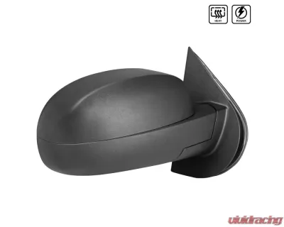 Spec-D Matte Black Side Mirror w/ LED Turn Arrow Signal & Puddle Light - Passenger Side Chevrolet | GMC 2007-2013 - RMV-SIV07HP-FS-R