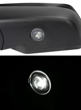 Spec-D Glossy Black Side Mirror w/ LED Puddle Light - Driver Side Chevrolet | GMC 2014-2018                                     - RMV-SIV14AHP-FS-L - Image 2